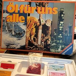 1976 Öl Für Uns Alle (Oil for All of Us) German Board Game Ravensburger